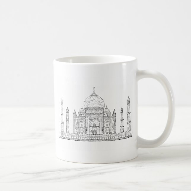 Caneca De Café taj mahal (Direita)
