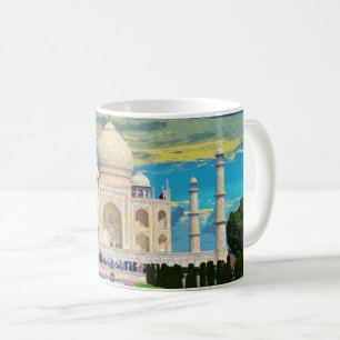 Caneca De Café Taj Mahal India Linda Arquitetura #2