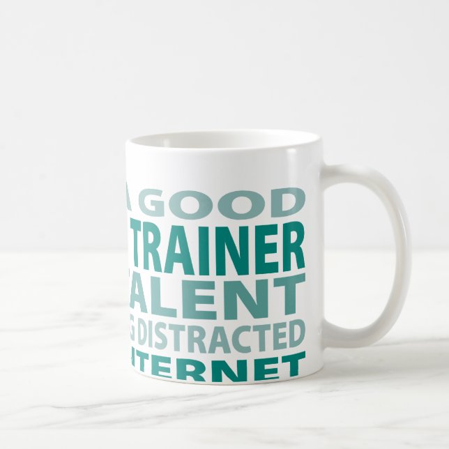 Caneca De Café Talento atlético do instrutor 3% (Direita)