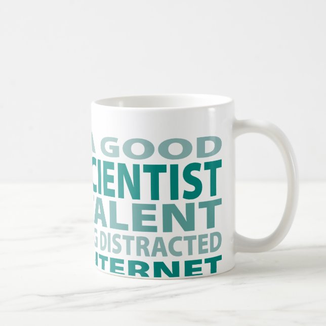 Caneca De Café Talento do neurocientista 3% (Direita)