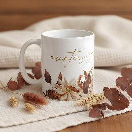 Caneca De Café TALIA Bohemian Terracotta Floral Tuntie Est.