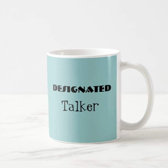 Caneca De Café Talker Funny Mug Designado (Direita)