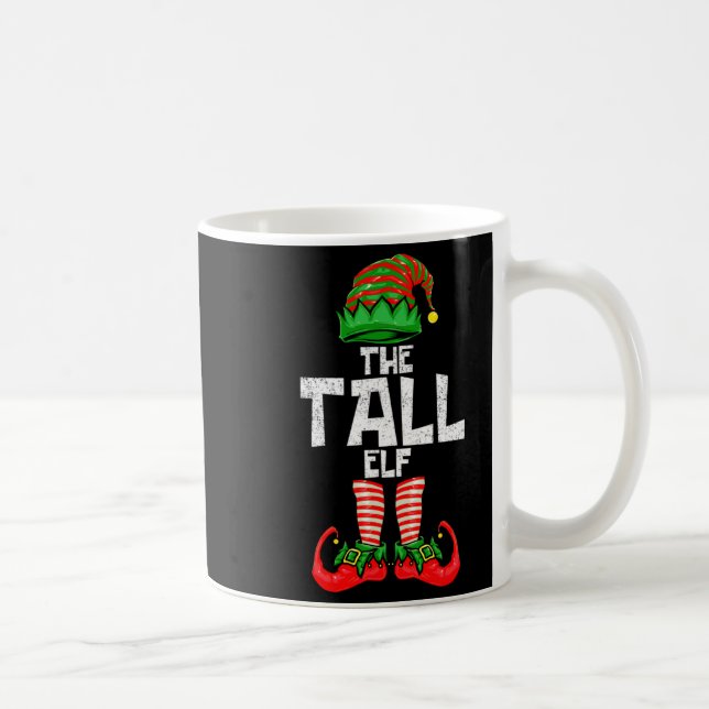 Caneca De Café Tall Elf Christmas Matching Family  (Direita)