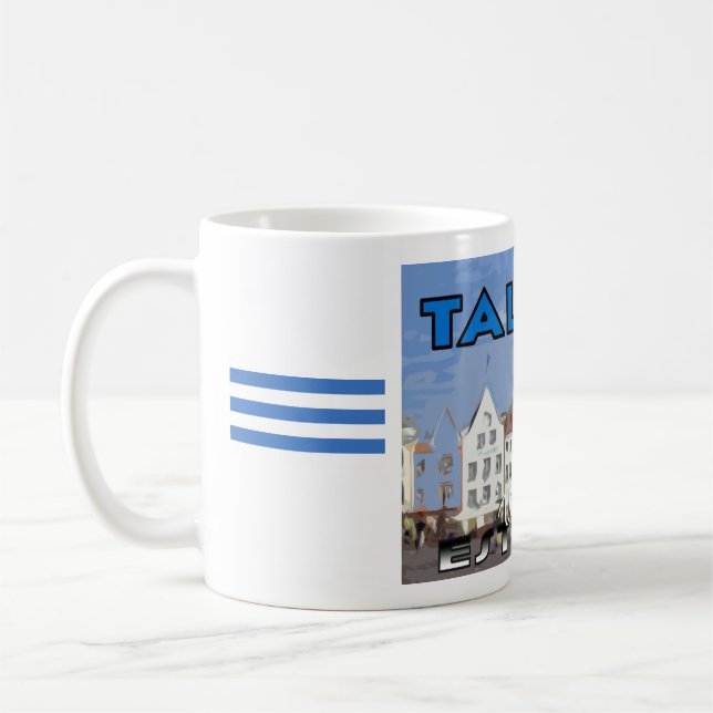 Caneca De Café Tallin, Visite a Estônia... (Esquerda)