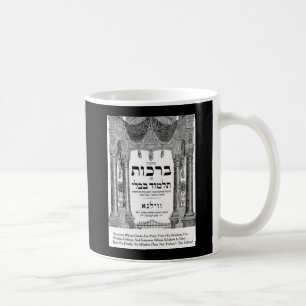 Caneca De Café Talmud "Wisdom/Deeds" Citação Oferta Cartões Ca