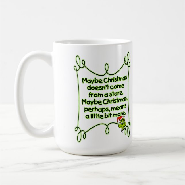 Caneca De Café Talvez Natal  (Esquerda)