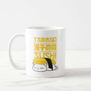 Caneca De Café Tamago Sushi Cat