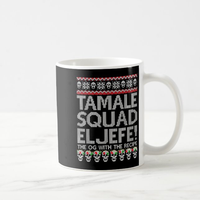 Caneca De Café Tamale Squad Navidad El Og Com Receita (Direita)