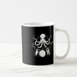 Caneca De Café Tambores De Polvo Engraçado Batendo Música