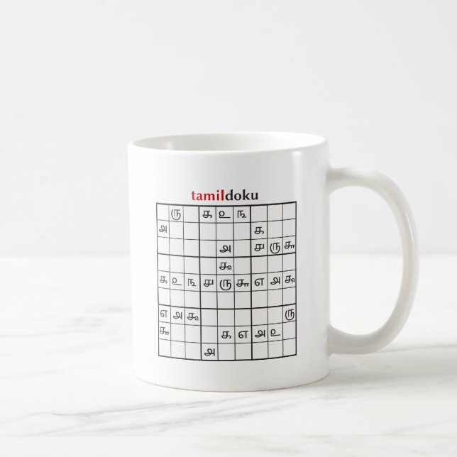 Caneca De Café tamildoku (Direita)
