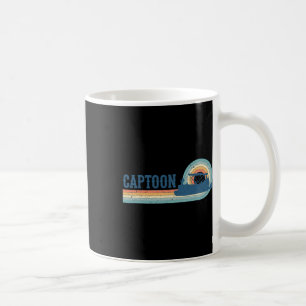 Caneca De Café Tampa de Barco Pontão Divertida Capitão Tritoon Po