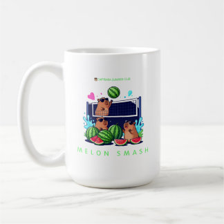 Caneca De Café Tampa de Esmagamento de Melão Capivara Clube de Ve