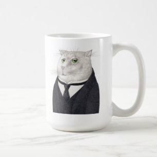 Caneca De Café Tampão branco de alta altura CAT