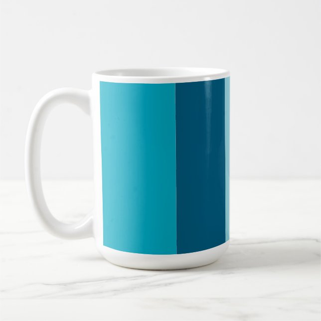 Caneca De Café Tampão Striped Mug com dois tons (Esquerda)