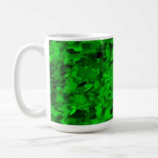 Caneca De Café Tampão verde 15oz (Esquerda)