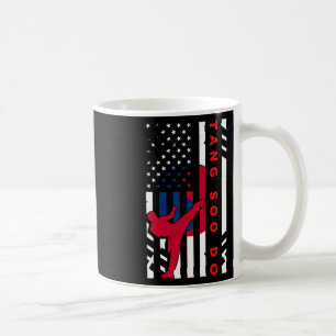 Caneca De Café Tang Soo Do Martial Arts Karate Flag Wome American