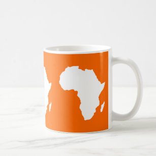 Caneca De Café Tangerine África Audaciosa