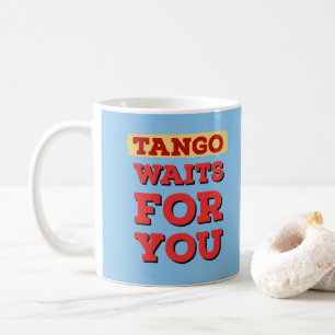 Caneca De Café Tango argentino espera por suas famosas letras de 