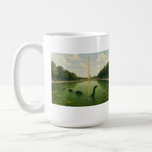 Caneca De Café Tanque de Reflexão do Monumento a Washington com L