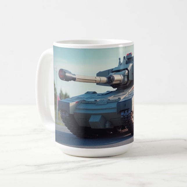 Caneca De Café Tanque de uma realidade alternativa (Frente Esquerda)