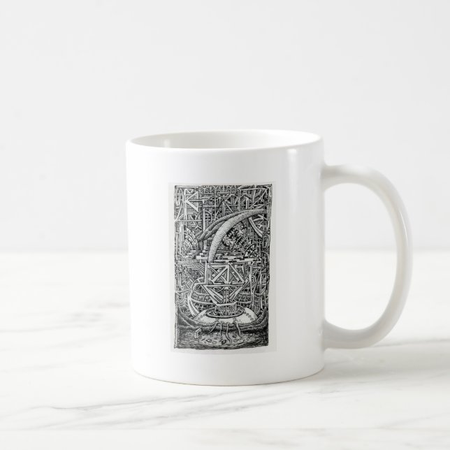 Caneca De Café Tanque Tentáculo por Brian Benson (Direita)