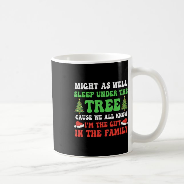 Caneca De Café Tanto Faz Dormir Debaixo Da Árvore Natal Crianças  (Direita)
