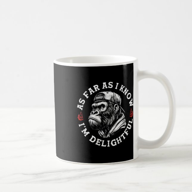 Caneca De Café Tanto quanto sei, sou um Engraçado Mon (Direita)