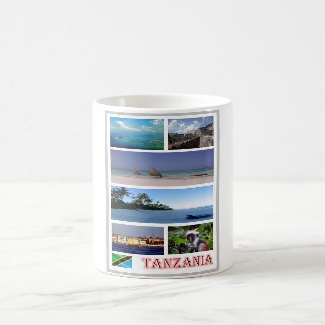 Caneca De Café Tanzânia - Mosaico - (Centro)