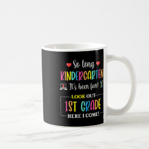 Caneca De Café Tão Longo Jardim de Infância 1 rua Aqui Eu Vim Par