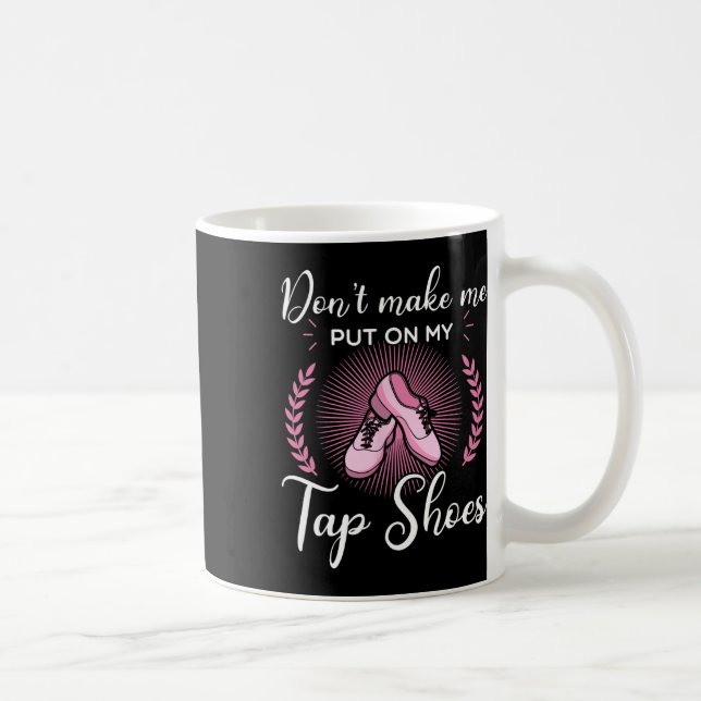 Caneca De Café Tap Dance Dancing Rhythm Tapping Calçados Soft (Direita)