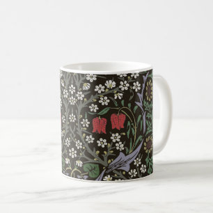 Caneca De Café Tapeçaria Floral William Morris Blackthorn