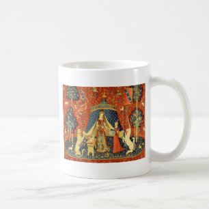 Caneca De Café Tapeçaria Medieval A Dama e o Unicórnio: Arte Fran