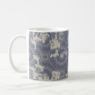 Caneca De Café tapete de colheita sem costura com efeito de atrit