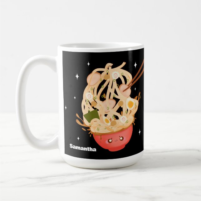 Caneca De Café Tapete De Ramen (Esquerda)