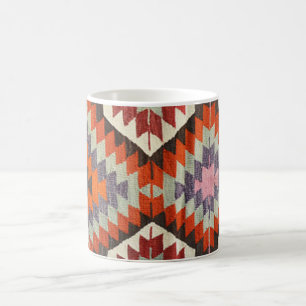 Caneca De Café Tapete Kilim Turco Persa Antigo Oriental