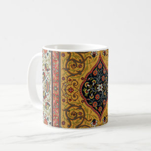 Caneca De Café Tapete Persa Antigo Rico Carpete Elegante Tapete