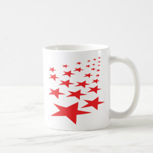 Caneca De Café tapete vermelho das estrelas