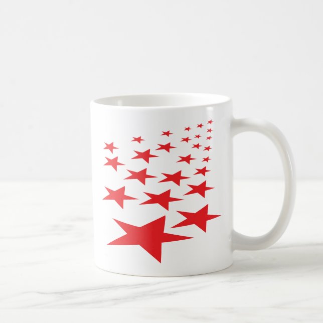 Caneca De Café tapete vermelho das estrelas (Direita)