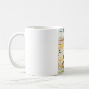 Caneca De Café Tar & Pop Tops Abstrato Jeff Hankamer Artjunkhaus
