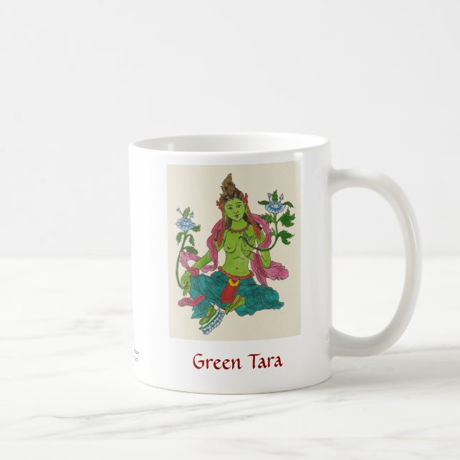 Caneca De Café Tara verde (Direita)