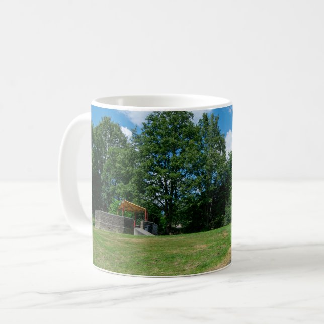 Caneca De Café Tarde de Verão no Parque Crow Wood (Frente Esquerda)