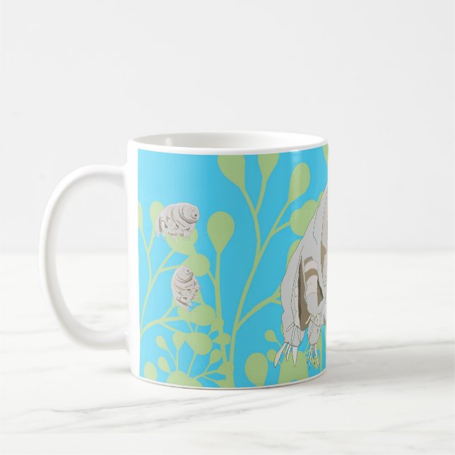 Caneca De Café Tardigras debaixo de água (Esquerda)