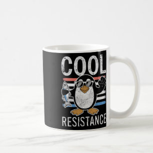 Caneca De Café Tarifas de Pinguins de Resistência Legal e Sutil P