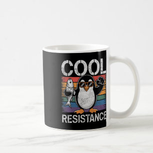 Caneca De Café Tarifas de Pinguins de Resistência Legal e Sutil P