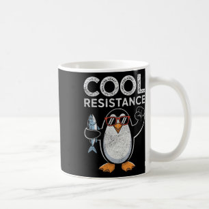 Caneca De Café Tarifas de Pinguins de Resistência Legal e Sutil P
