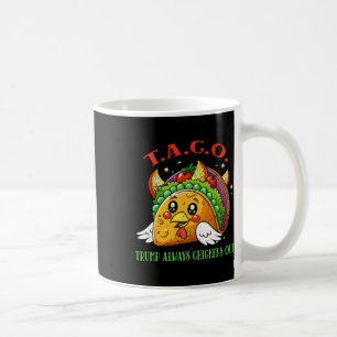 Caneca De Café Tarifas Engraçadas Meme Sarcástico Taco Trump Semp