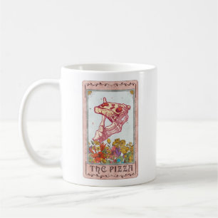 Caneca De Café Tarot Card A Pizza Engraçada Tarot Skeleton Tarot
