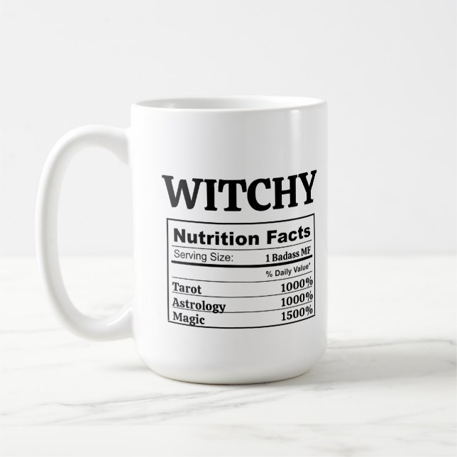 Caneca De Café Tarot Witch Astrology Lovers Feminist Magic (Esquerda)