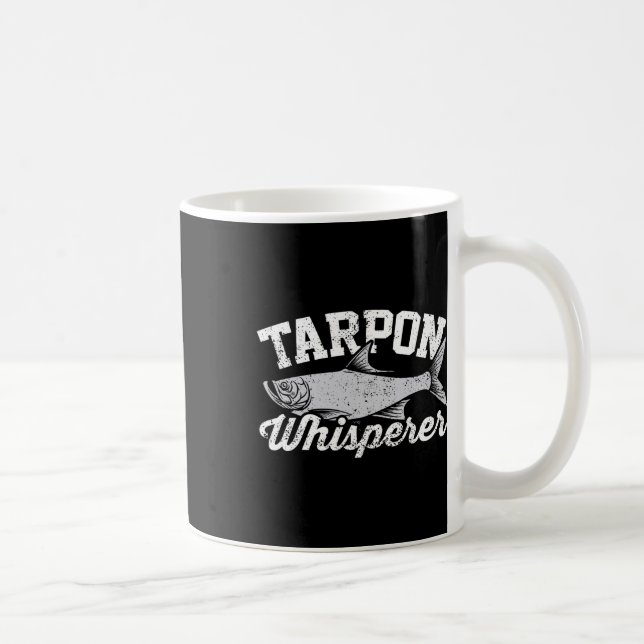 Caneca De Café Tarpon Whisperer I Tarpon Anglas I Pesca Tarpon (Direita)