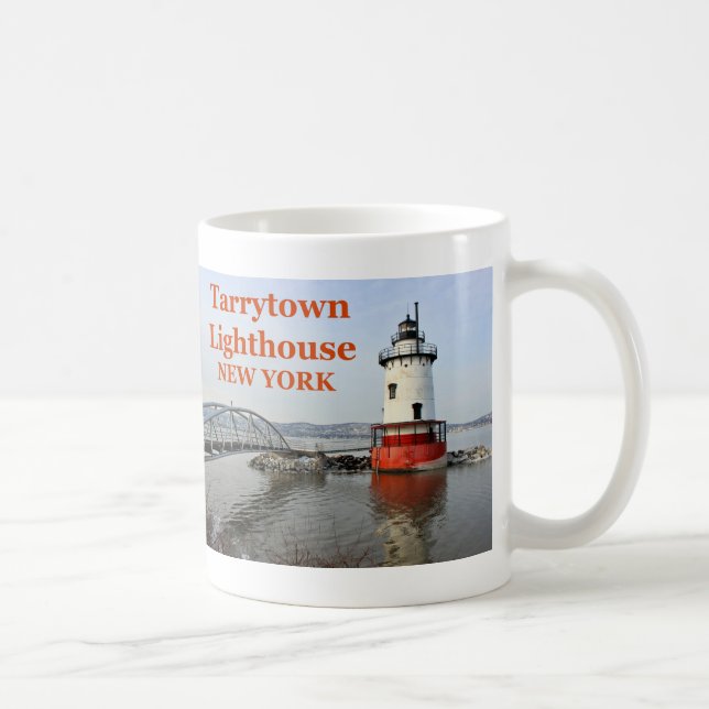 Caneca De Café Tarrytown Lighthouse, New York Mug (Direita)